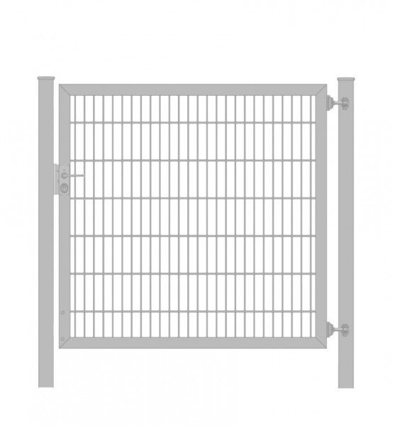 Gartentor / Zauntür Classic Plus Stabmattenfüllung 6/5/6 Verzinkt Breite 100cm x Höhe 180cm