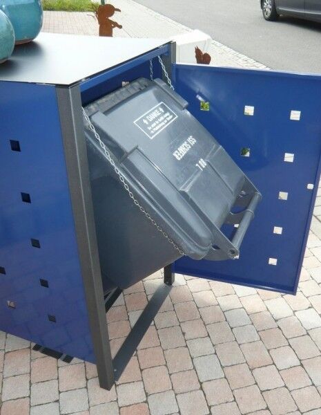 Kippbox-Set für Premium-Line Metall Mülltonnenboxen