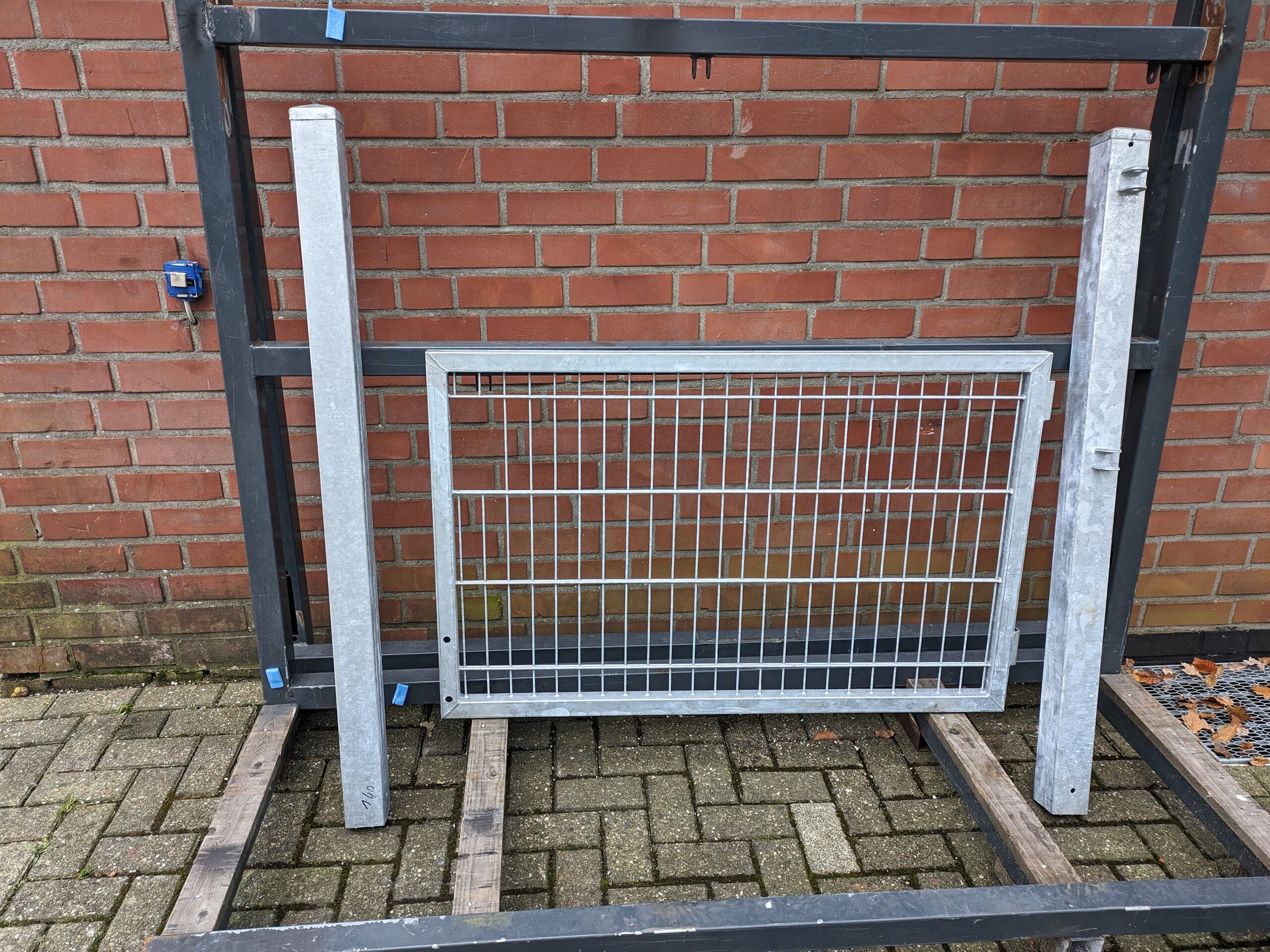 Gartentor / Zauntür Classic für Stabmattenzaun 6/5/6 Verzinkt Breite