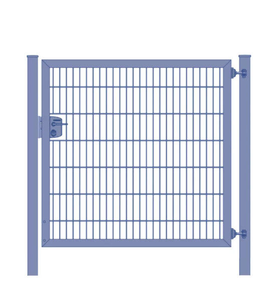 Gartentor / Zauntür Premium Plus 8/6/8 für Stabmattenzaun Anthrazit Breite 100cm x Höhe 80cm