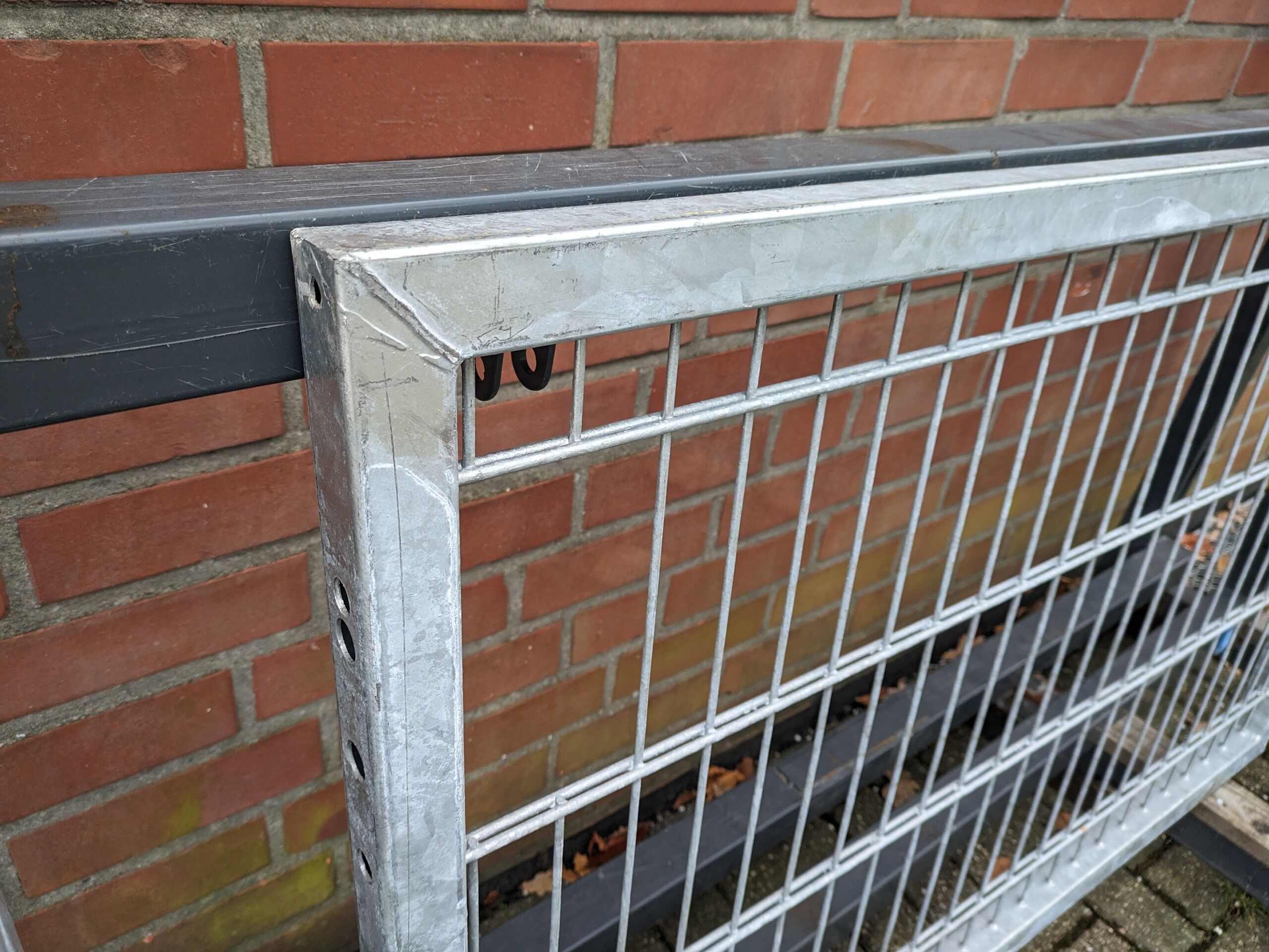 Gartentor / Zauntür Classic für Stabmattenzaun 6/5/6 Verzinkt Breite
