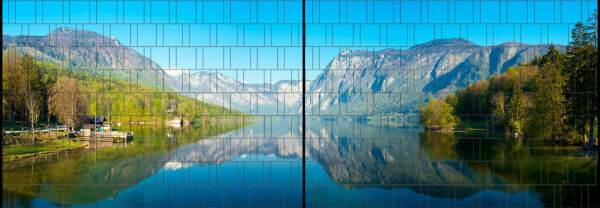 Sichtschutz Premium Panorama Fjord in Norwegen XL