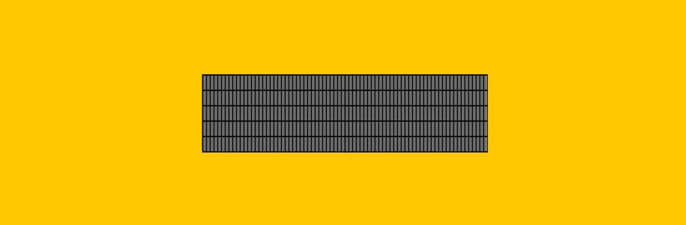 Zaun-Sichtschutz Mit Tiger Motiv – 2,5m X 1,4m, Für Ein- & Doppelstabmattenzäune