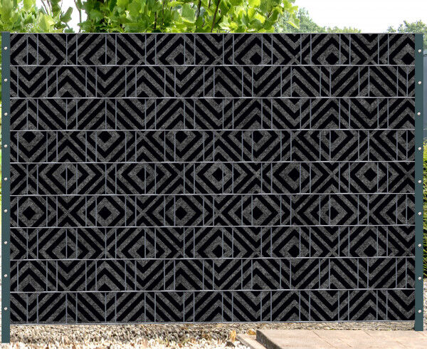 Sichtschutz Premium Vliesoptik Muster Typ Raute