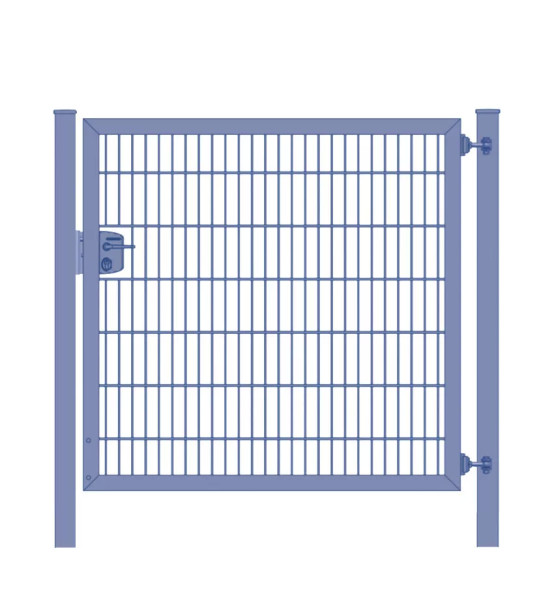 Gartentor / Zauntür Premium Plus 8/6/8 für Stabmattenzaun Anthrazit Breite 125cm x Höhe 180cm