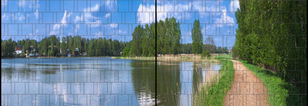 Sichtschutz Premium Panorama See XL